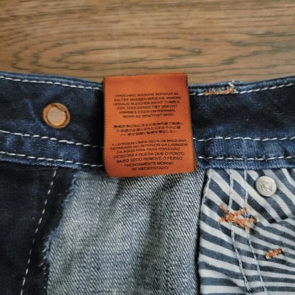 Rock Revival SASHA H32 Shorts Women's Size 29 Bling Pocket Flaps Thick Stitch - Picture 8 of 15